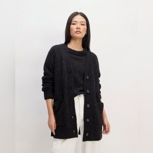 Women's Black Cardigan Sweater